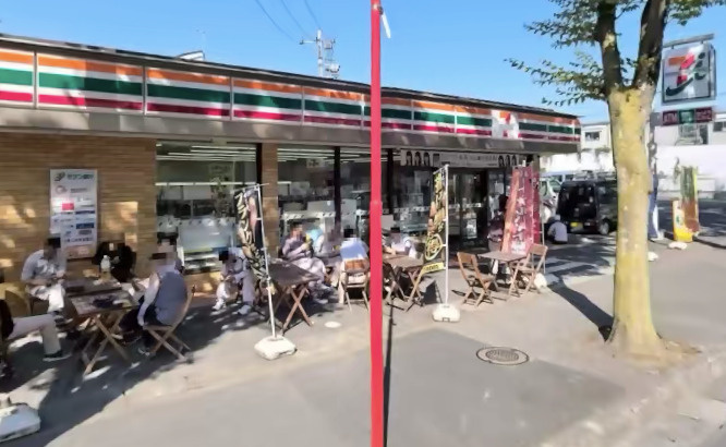 【コンビニエンスストア】セブンイレブン松戸八ケ崎店まで318ｍ