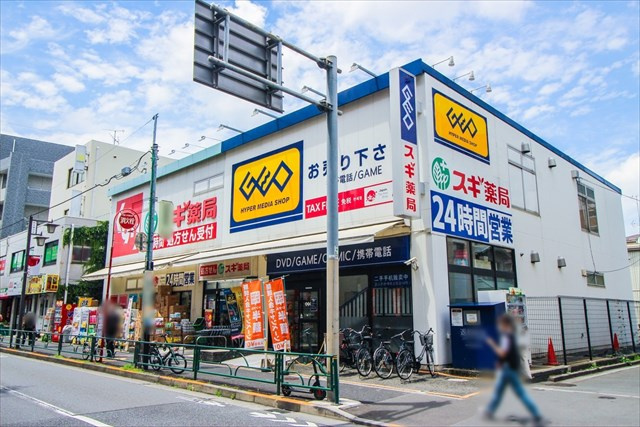 【レンタルビデオ】ゲオ　北新宿店まで653ｍ