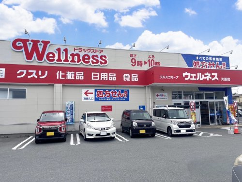 【ドラッグストア】ドラッグストアウェルネス　片原店まで933ｍ