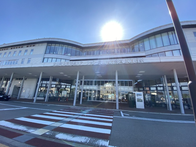 【駅】五百石まで455ｍ