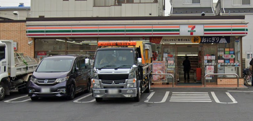 【コンビニエンスストア】セブンイレブン　葛飾新宿3丁目店まで614ｍ