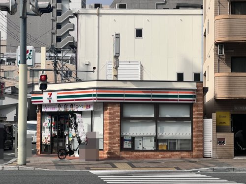 【コンビニエンスストア】セブンイレブン　広島土橋店まで387ｍ