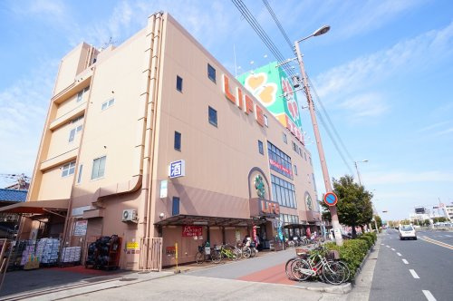 【スーパー】ライフ平野西脇店まで400ｍ