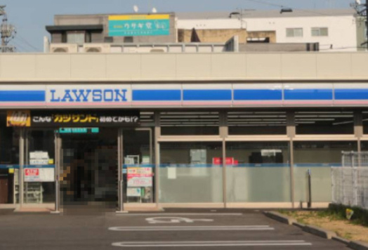 【コンビニエンスストア】ローソン　北区平安二丁目店まで1093ｍ