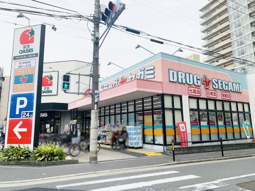 【ドラッグストア】ドラッグセガミ　野江店まで382ｍ