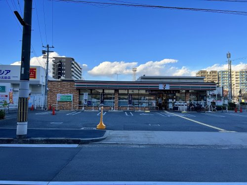 【コンビニエンスストア】セブンイレブン　大阪新北島3丁目店まで157ｍ