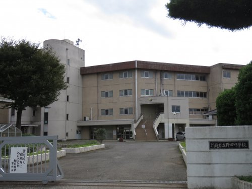 【中学校】野田中学校まで1037ｍ