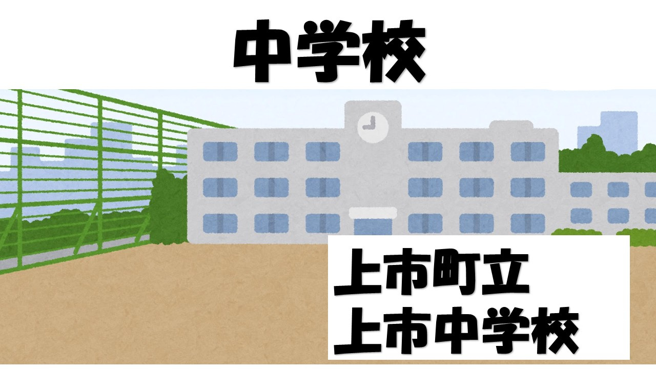 【中学校】上市町立上市中学校まで1151ｍ