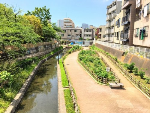 【公園】古石場川親水公園まで409ｍ