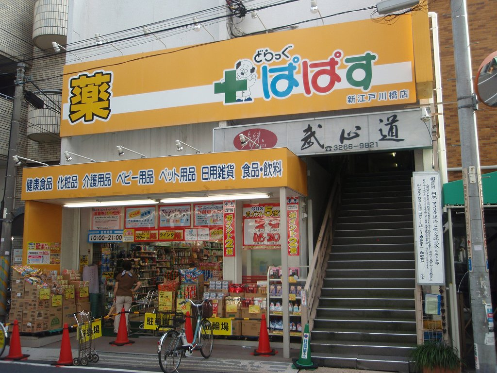 【その他】どらっぐぱぱす　新江戸川橋店まで953ｍ