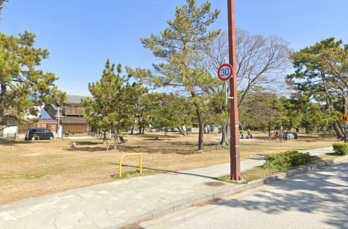 【公園】曽根松原公園まで874ｍ