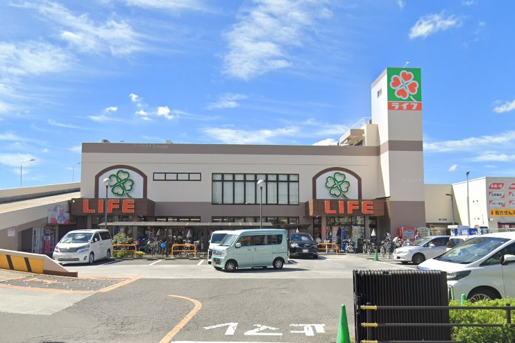 【スーパー】ライフ横堤店まで1100ｍ