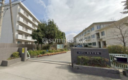 【中学校】海南市立海南中学校まで986ｍ