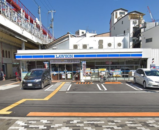 【コンビニエンスストア】ローソン北田辺四丁目店まで320ｍ