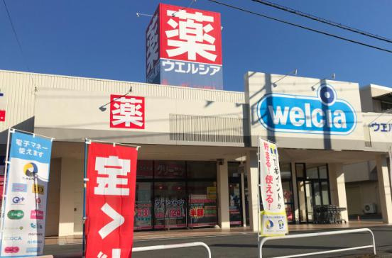 【ドラッグストア】ウエルシア下館南店まで2098ｍ