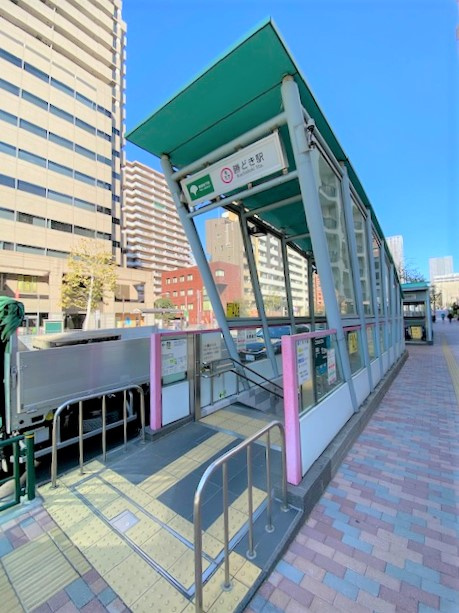 【駅】都営大江戸線「勝どき」駅まで198ｍ