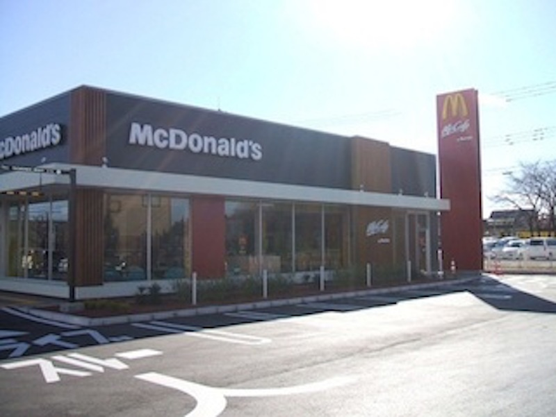 【ファーストフード】マクドナルド　深谷上柴店まで865ｍ