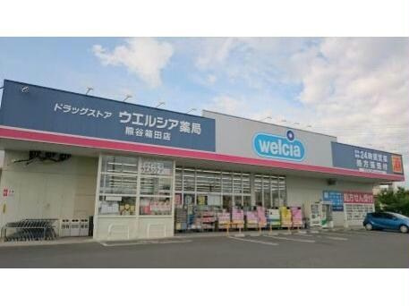 【ドラッグストア】ウエルシア　熊谷箱田店まで1275ｍ