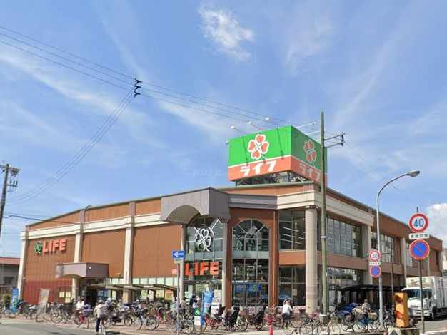 【スーパー】ライフ武庫川店まで649ｍ