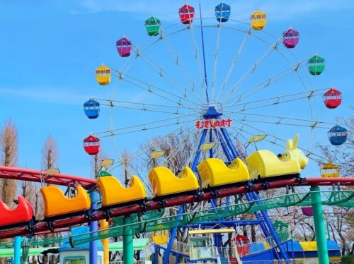 【遊園地】緑の中のファミリーランド　むさしの村まで3697ｍ