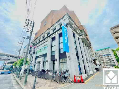 【銀行】みなと銀行　甲東園支店(昼休業導入店舗)まで519ｍ
