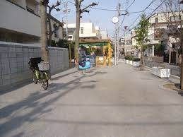 【公園】谷中児童遊園まで389ｍ