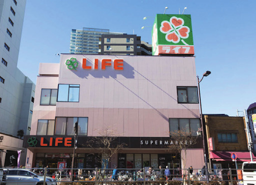 【スーパー】ライフ　浅草店まで337ｍ