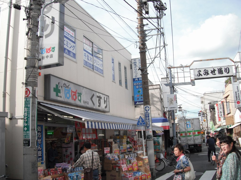 【その他】どらっぐぱぱす　谷中店まで599ｍ