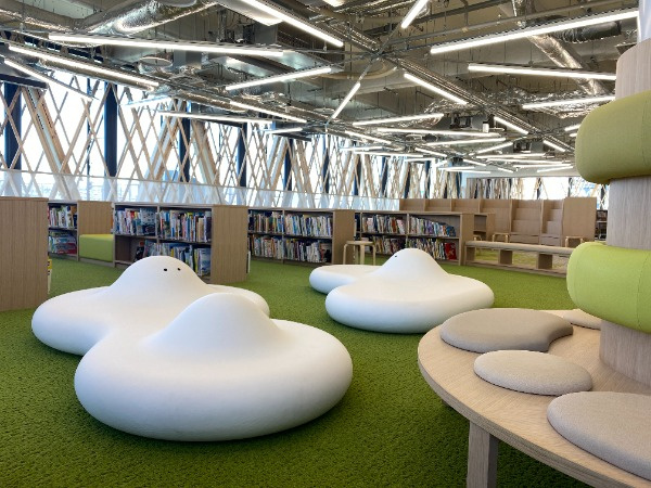 【図書館】晴海図書館まで691ｍ