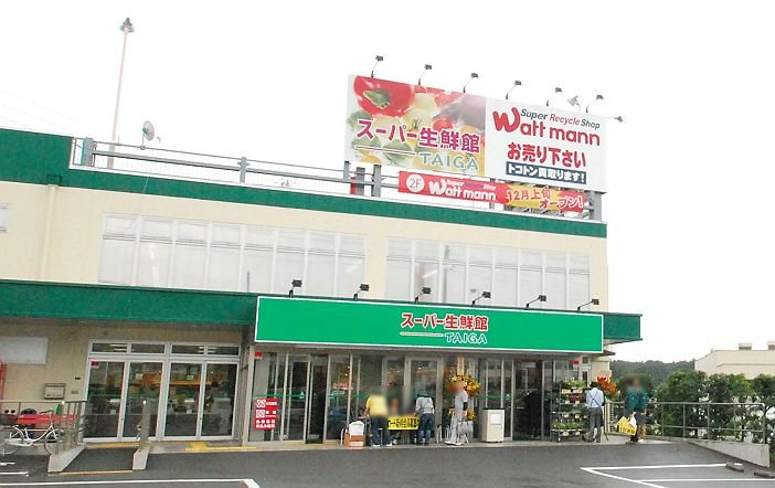 【スーパー】スーパー生鮮館TAIGA(タイガ)　藤沢石川店まで493ｍ