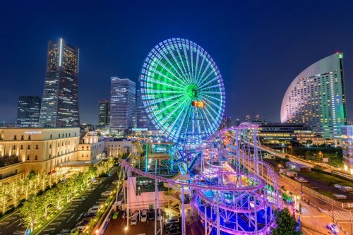 【遊園地】よこはまコスモワールドまで862ｍ