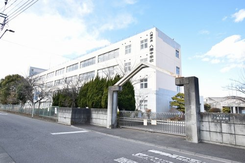 【中学校】八潮市立八潮中学校まで450ｍ