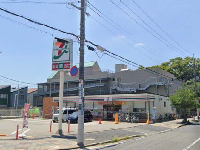 【コンビニエンスストア】セブンイレブン　尼崎武庫元町店まで91ｍ