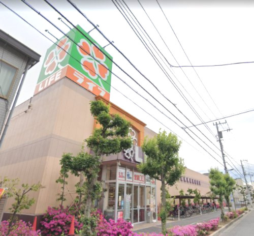 【スーパー】ライフ　大谷田店まで485ｍ