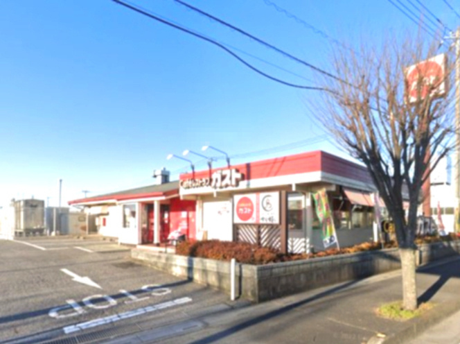 【ファミリーレストラン】ガスト　騎西店(から好し取扱店)まで964ｍ