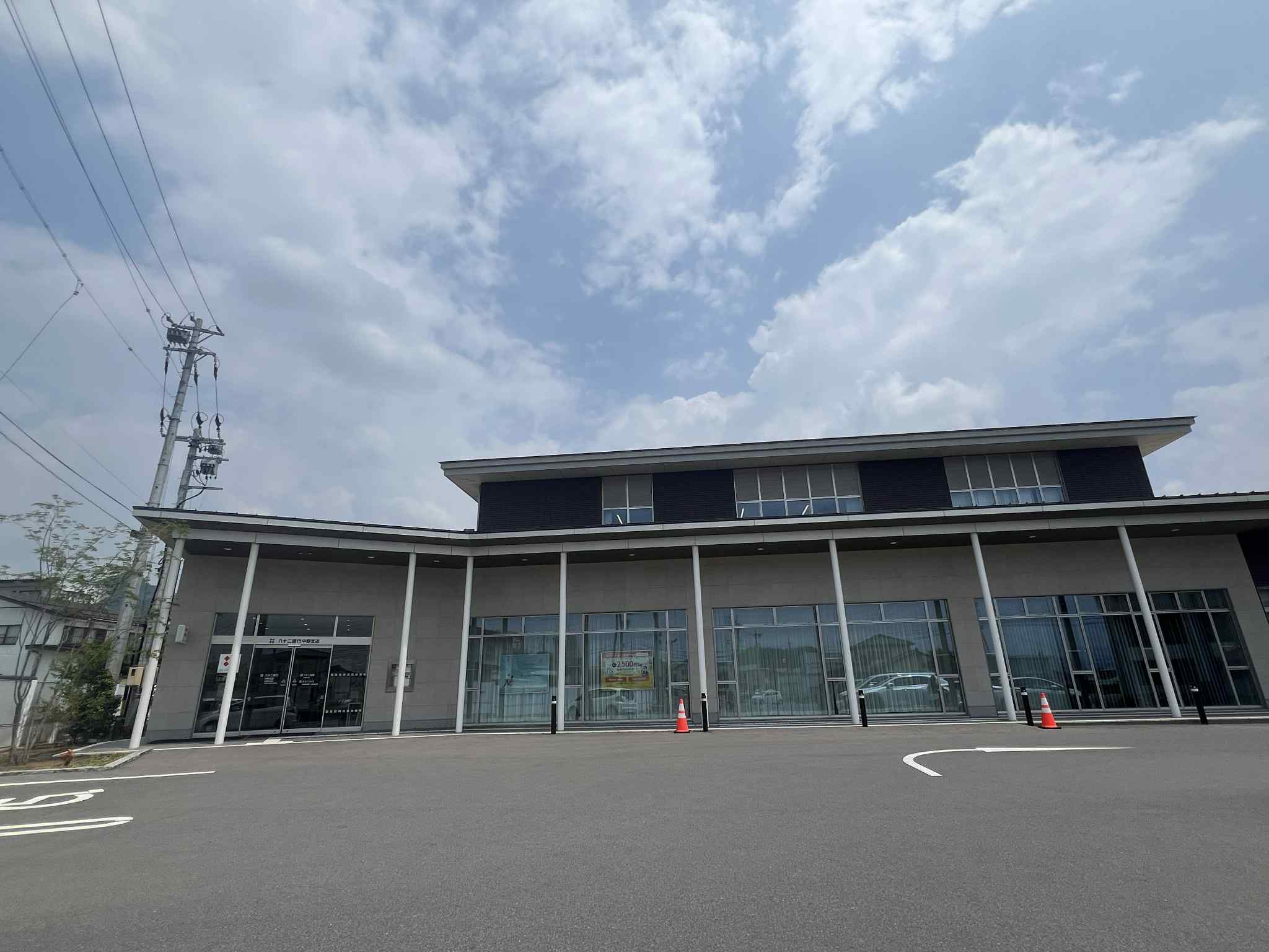 【銀行】八十二銀行　中野支店まで848ｍ