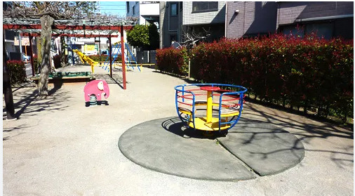 【公園】貞明児童遊園まで225ｍ