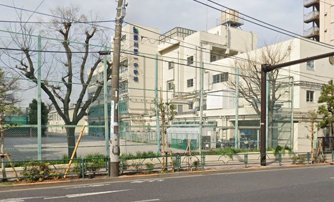 【中学校】江東区立深川第一中学校まで591ｍ