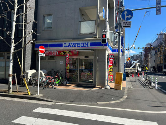 【コンビニエンスストア】ローソン　墨田石原二丁目店まで80ｍ