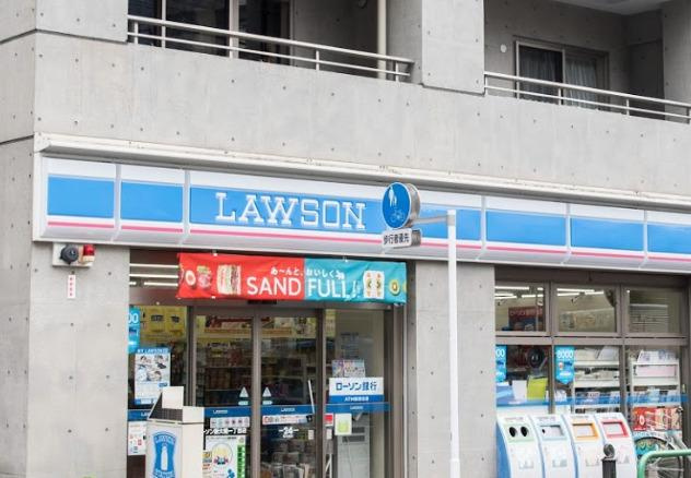 【コンビニエンスストア】ローソン　新大橋一丁目店まで129ｍ