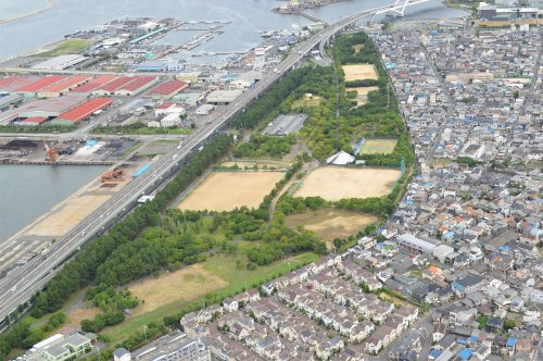 【公園】浜工業公園（写真提供：岸和田市）まで650ｍ