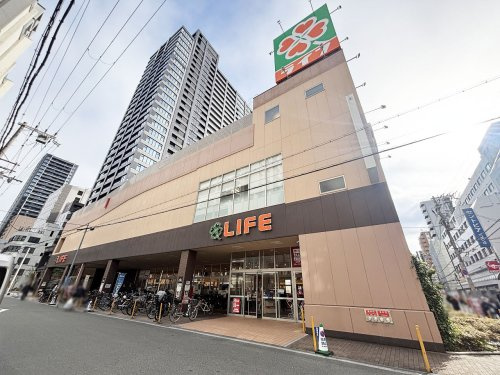 【スーパー】ライフ　堺筋本町店まで540ｍ