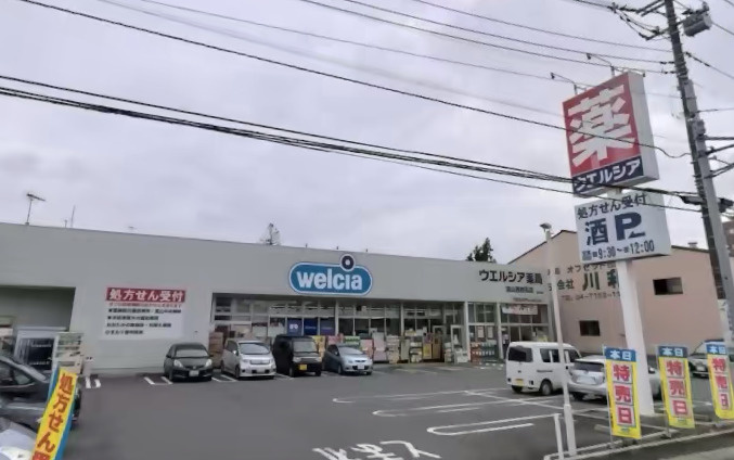 【ドラッグストア】ウエルシア流山西初石店まで671ｍ