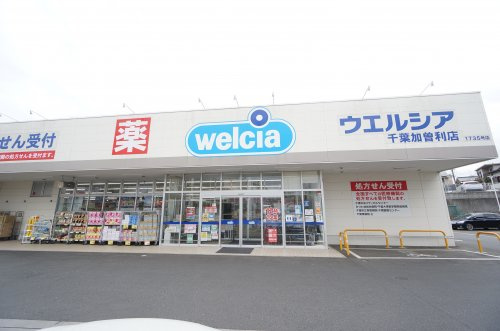 【ドラッグストア】ウエルシア千葉加曽利店まで282ｍ
