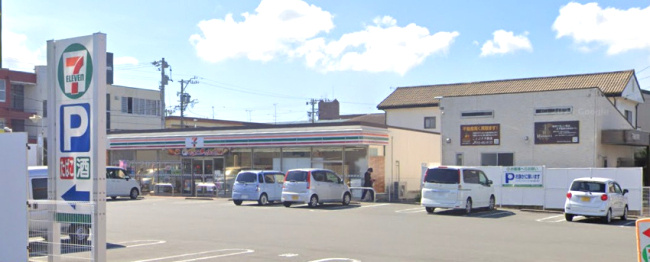 【コンビニエンスストア】セブンイレブン　浜松幸町店まで398ｍ