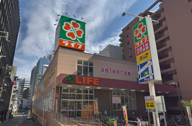【スーパー】ライフ土佐堀店まで808ｍ