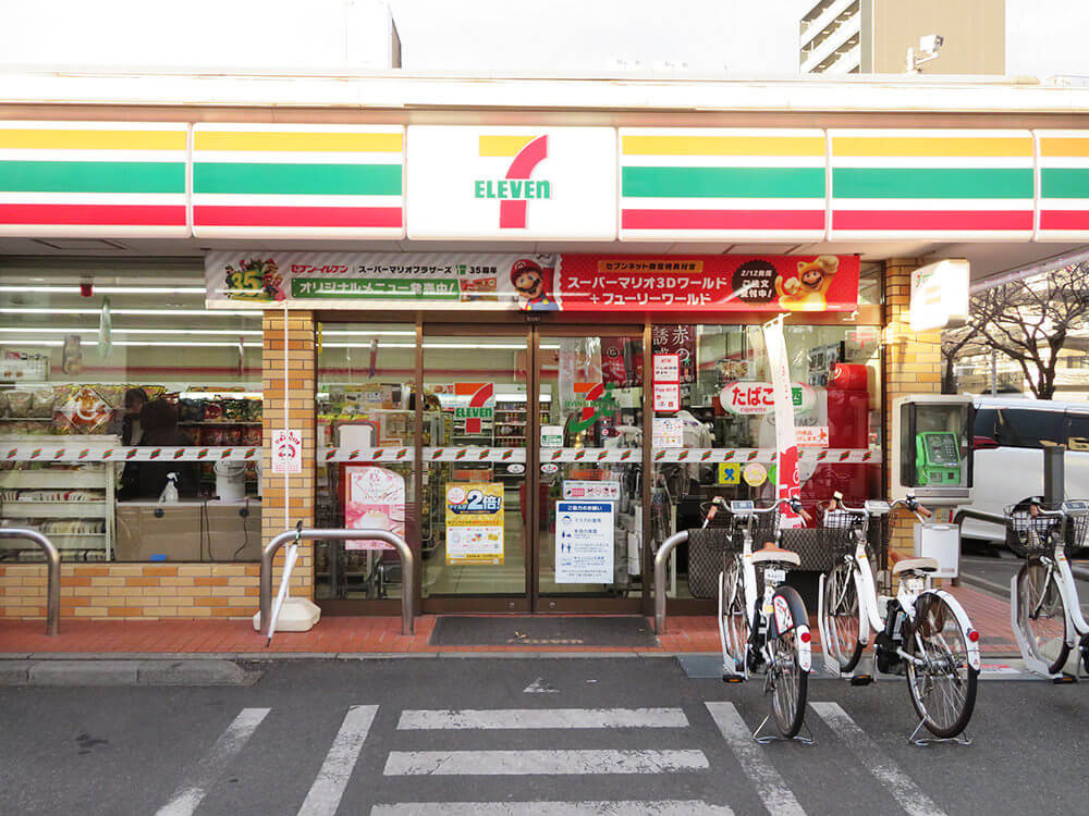【コンビニエンスストア】セブンイレブン　葛飾亀有4丁目店まで127ｍ