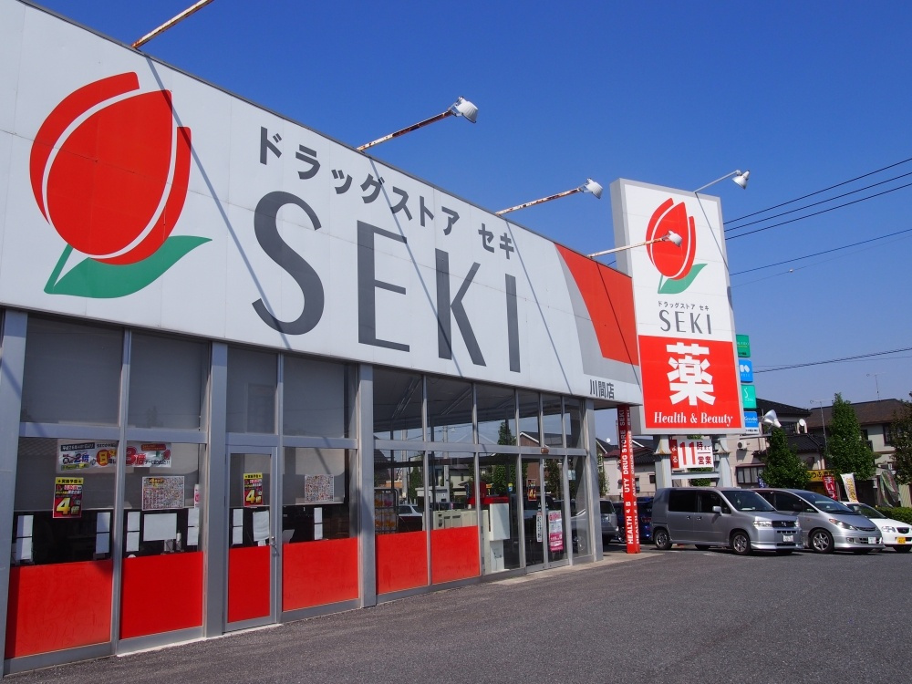 【ドラッグストア】セキドラッグ　川間店まで534ｍ