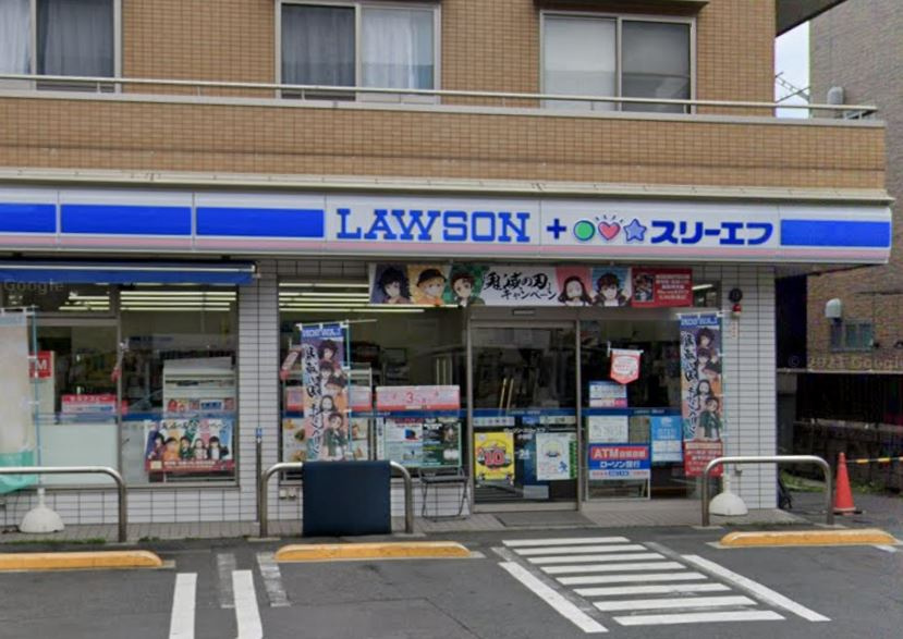 【コンビニエンスストア】ローソン・スリーエフ　小岩店まで216ｍ