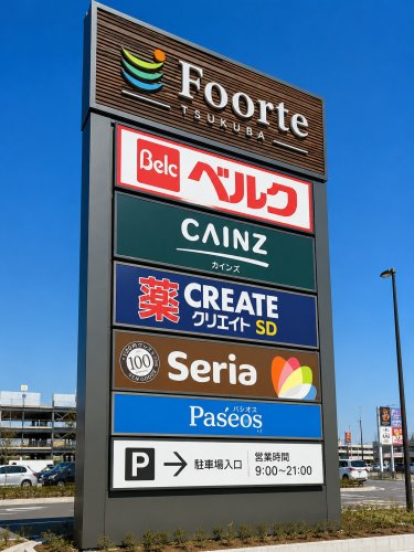 【ショッピングセンター】フォルテつくばまで1521ｍ